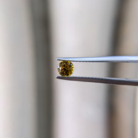 0.42 Ct. Orangish Yellow Sapphire from Ceylon (Sri Lanka) Life Style