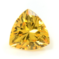 0.41 Ct. Orangish Yellow Sapphire from Ceylon (Sri Lanka) Video
