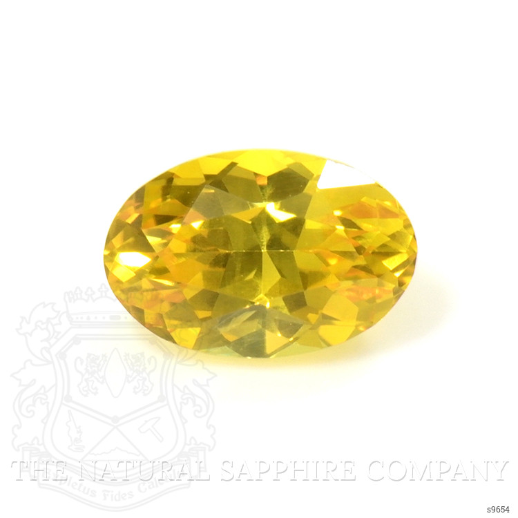 0.62 Ct. Yellow Sapphire from Ceylon (Sri Lanka)
