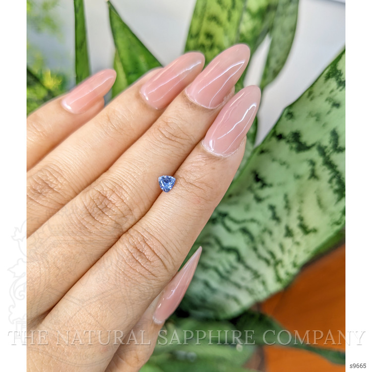0.38 Ct. Blue Sapphire from Ceylon (Sri Lanka)