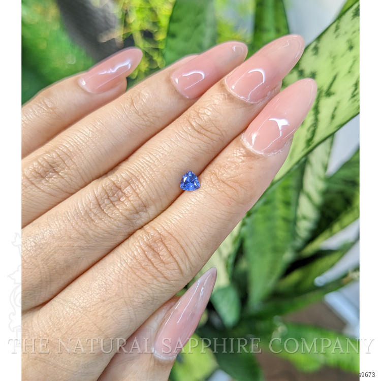 0.40 Ct. Blue Sapphire from Ceylon (Sri Lanka)