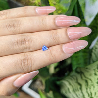 0.42 Ct. Blue Sapphire from Ceylon (Sri Lanka) Life Style