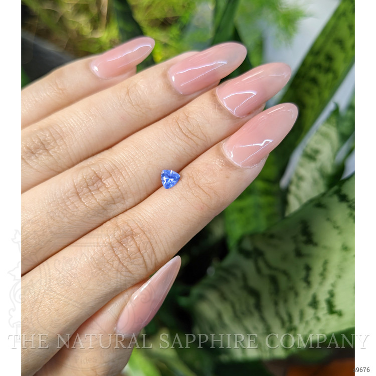 0.42 Ct. Blue Sapphire from Ceylon (Sri Lanka)