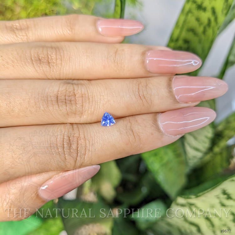 0.48 Ct. Blue Sapphire from Ceylon (Sri Lanka)