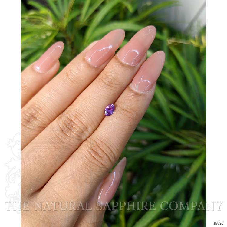 0.43 Ct. Pinkish Purple Sapphire from Ceylon (Sri Lanka)