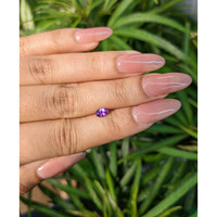 0.43 Ct. Pinkish Purple Sapphire from Ceylon (Sri Lanka) Life Style