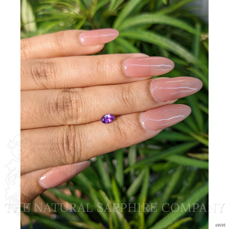 0.43 Ct. Pinkish Purple Sapphire from Ceylon (Sri Lanka)
