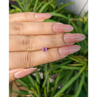0.40 Ct. Purplish Pink Sapphire from Ceylon (Sri Lanka) Life Style