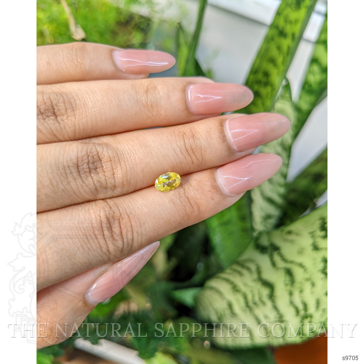 0.82 Ct. Yellow Sapphire from Ceylon (Sri Lanka)
