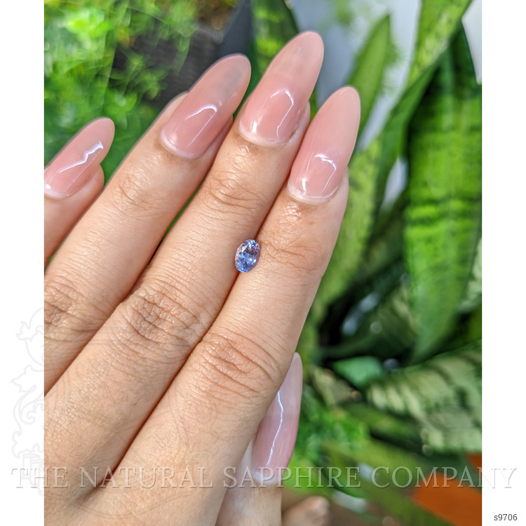 0.61 Ct. Blue Sapphire from Ceylon (Sri Lanka)