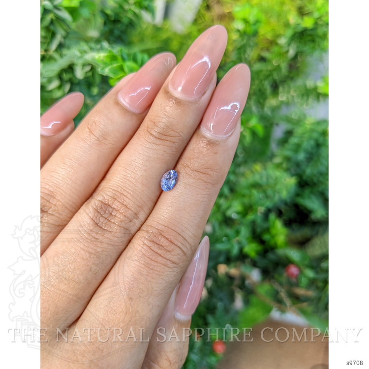 0.54 Ct. Blue Sapphire from Ceylon (Sri Lanka)