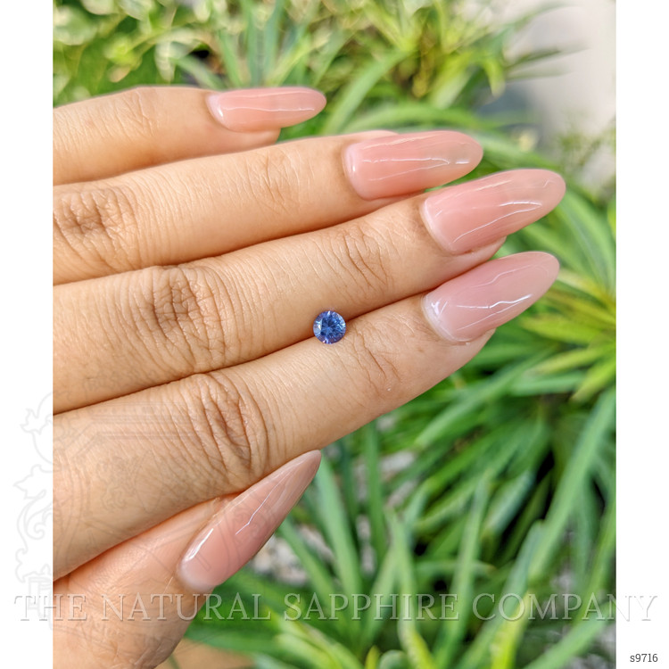 0.41 Ct. Blue Sapphire from Ceylon (Sri Lanka)