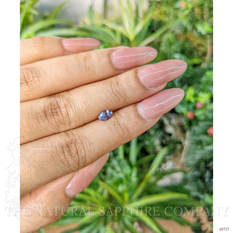 0.48 Ct. Blue Sapphire from Ceylon (Sri Lanka)