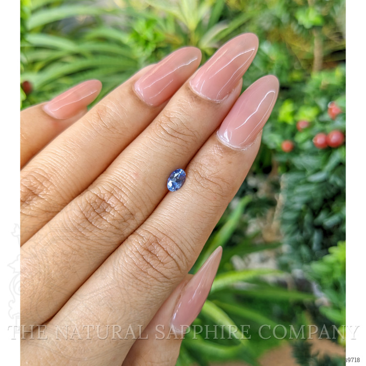 0.52 Ct. Blue Sapphire from Ceylon (Sri Lanka)