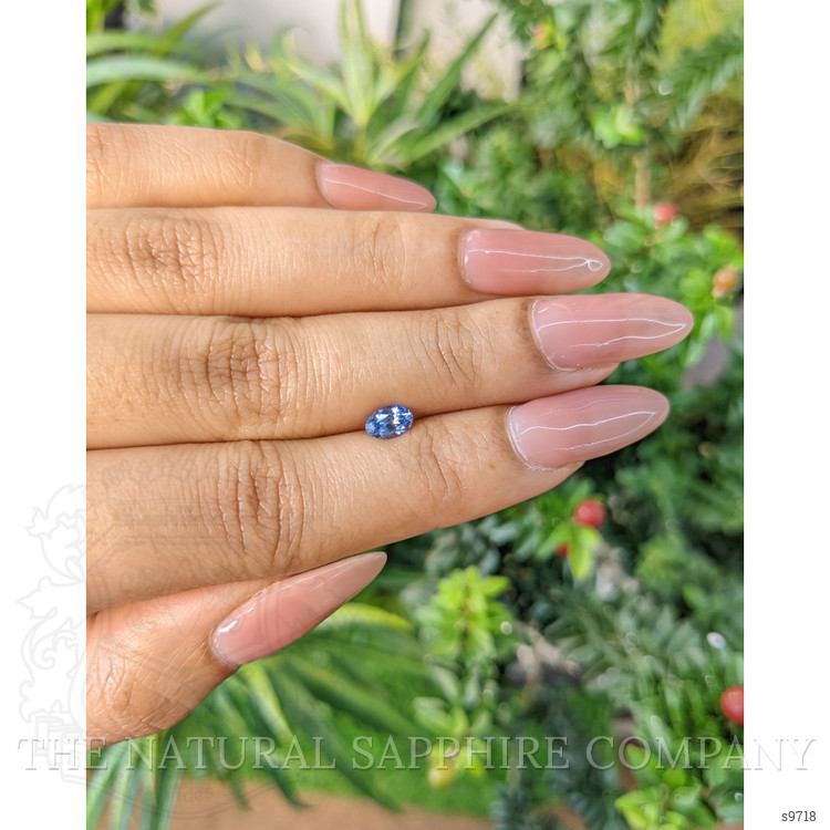 0.52 Ct. Blue Sapphire from Ceylon (Sri Lanka)