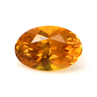 0.61 Ct. Yellowish Orange Sapphire from Ceylon (Sri Lanka) Video
