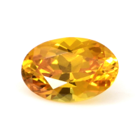 0.61 Ct. Orange Sapphire from Ceylon (Sri Lanka) Video