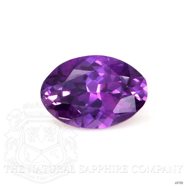 0.49 Ct. Purple Sapphire from Ceylon (Sri Lanka)