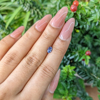 0.52 Ct. Blue Sapphire from Ceylon (Sri Lanka) Life Style