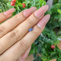 0.45 Ct. Blue Sapphire from Ceylon (Sri Lanka) Life Style