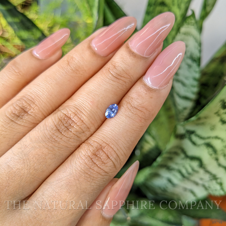 0.50 Ct. Blue Sapphire from Ceylon (Sri Lanka)