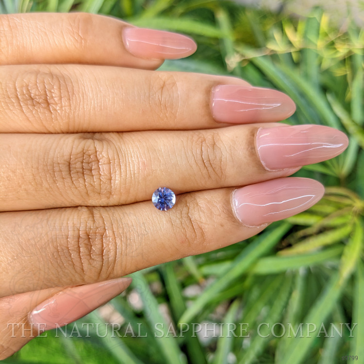 0.64 Ct. Blue Sapphire from Ceylon (Sri Lanka)