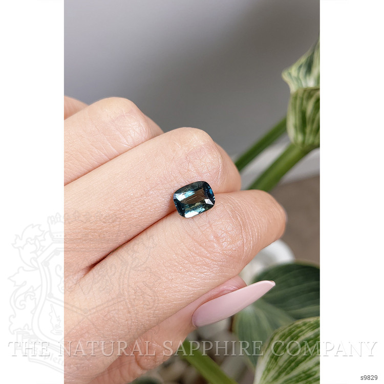 2.09 Ct. Bluish Green Sapphire from Ceylon (Sri Lanka)