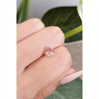 1.28 Ct. Peach Sapphire from Ceylon (Sri Lanka) Life Style