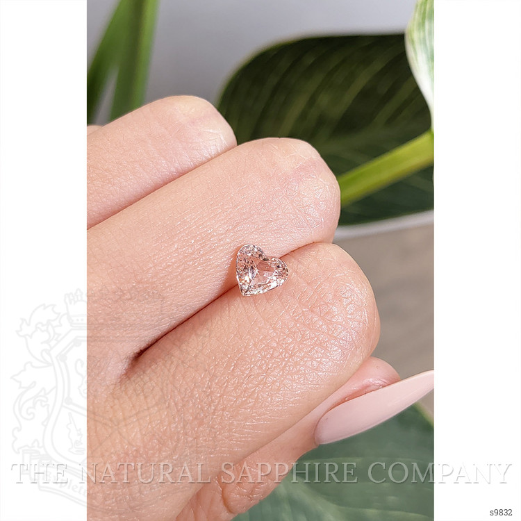 1.28 Ct. Peach Sapphire from Ceylon (Sri Lanka)