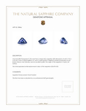 2.28 Ct. Blue Sapphire from Ceylon (Sri Lanka) Appraisal