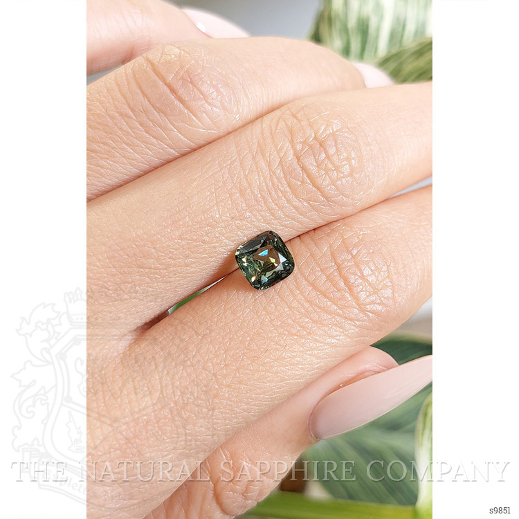 1.50 Ct. Green Sapphire from Ceylon (Sri Lanka)