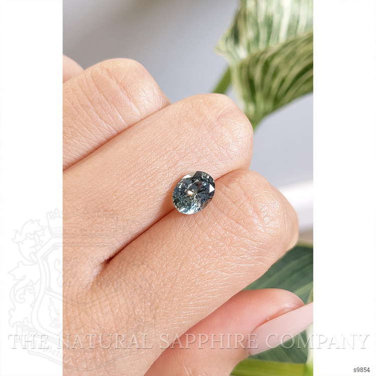 1.99 Ct. Greenish Blue Sapphire from Ceylon (Sri Lanka)