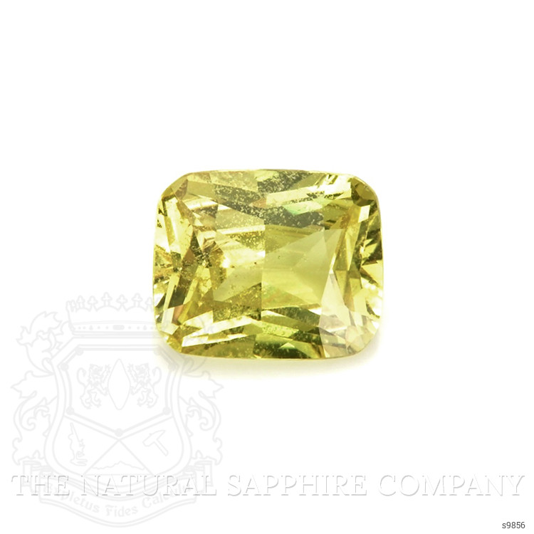2.67 Ct. Greenish Yellow Sapphire from Ceylon (Sri Lanka)