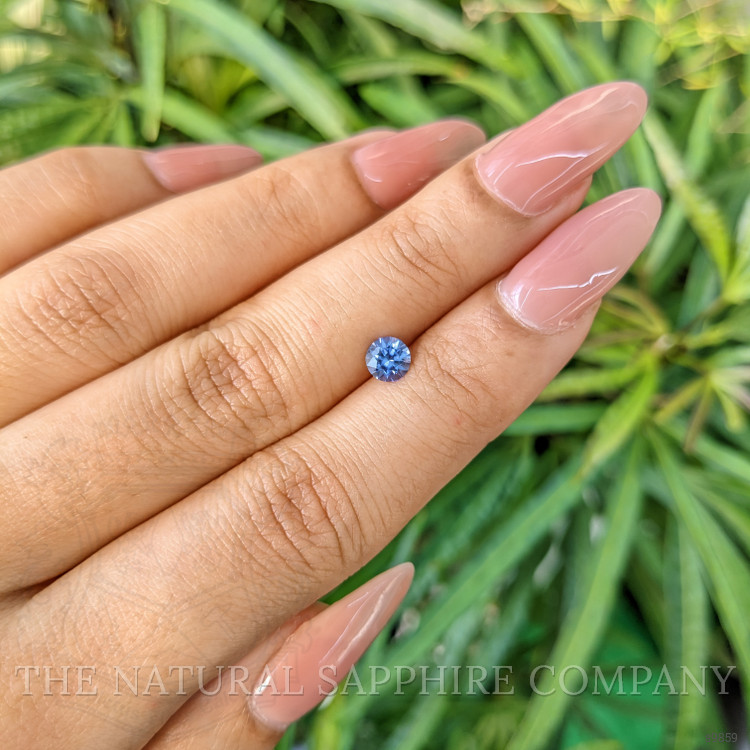 0.61 Ct. Blue Sapphire from Ceylon (Sri Lanka)