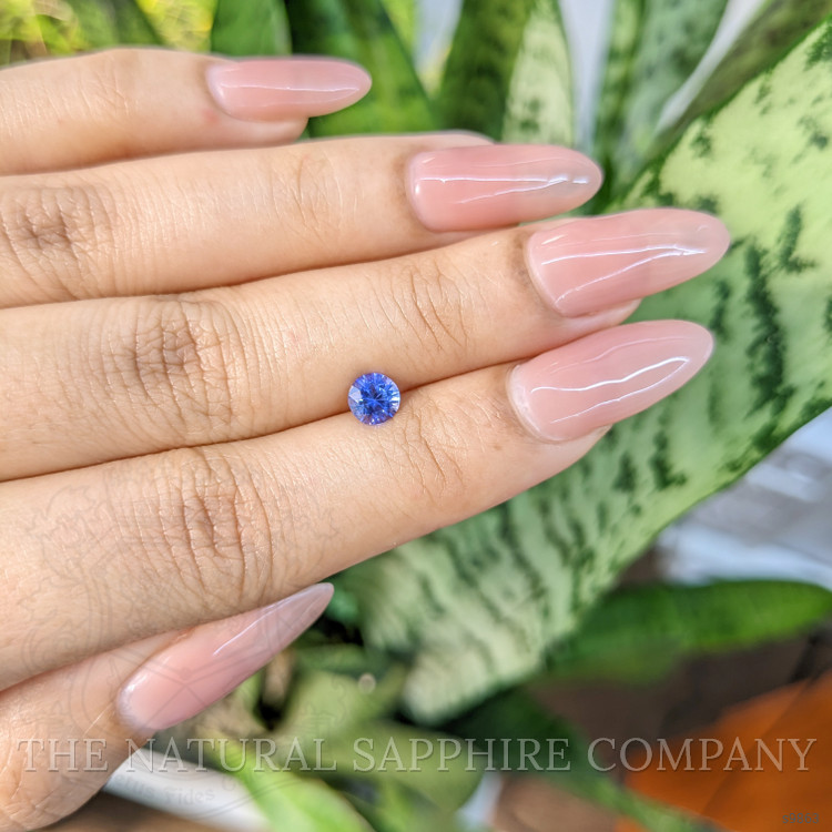 0.63 Ct. Blue Sapphire from Ceylon (Sri Lanka)