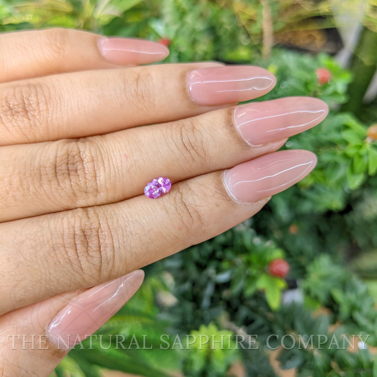 0.53 Ct. Purple Sapphire from Ceylon (Sri Lanka)