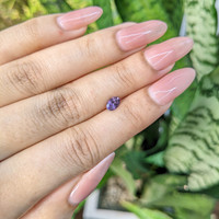 0.54 Ct. Color Change Sapphire from Ceylon (Sri Lanka) Life Style