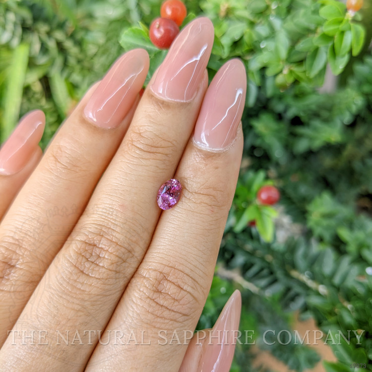 0.80 Ct. Pinkish Purple Sapphire from Ceylon (Sri Lanka)