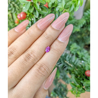 0.61 Ct. Pinkish Purple Sapphire from Ceylon (Sri Lanka) Life Style