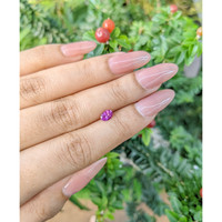0.61 Ct. Pinkish Purple Sapphire from Ceylon (Sri Lanka) Life Style