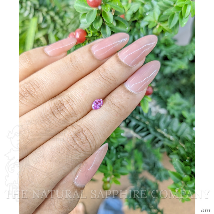 0.51 Ct. Pink Sapphire from Ceylon (Sri Lanka)