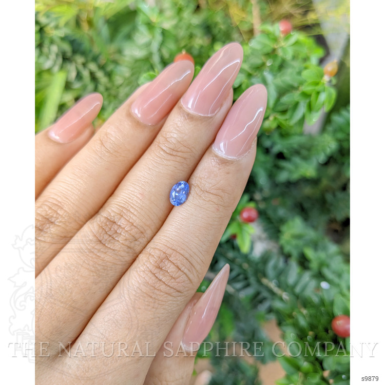 0.77 Ct. Blue Sapphire from Ceylon (Sri Lanka)