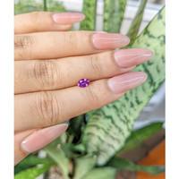 0.50 Ct. Purplish Pink Sapphire from Ceylon (Sri Lanka) Life Style