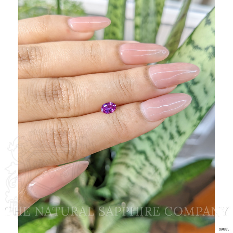 0.50 Ct. Purplish Pink Sapphire from Ceylon (Sri Lanka)