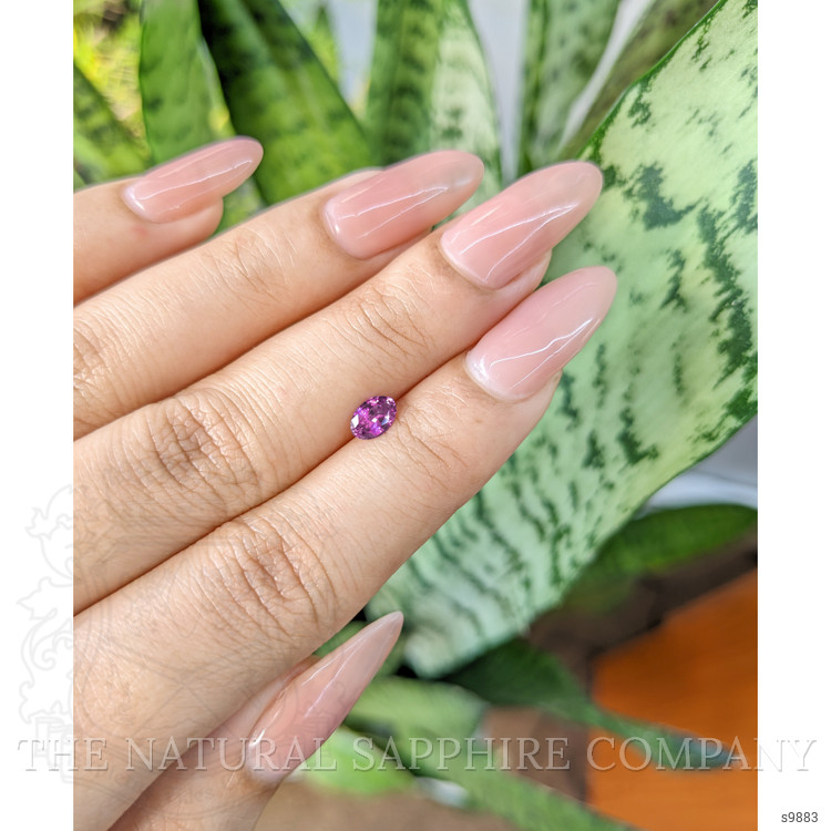 0.50 Ct. Purplish Pink Sapphire from Ceylon (Sri Lanka)