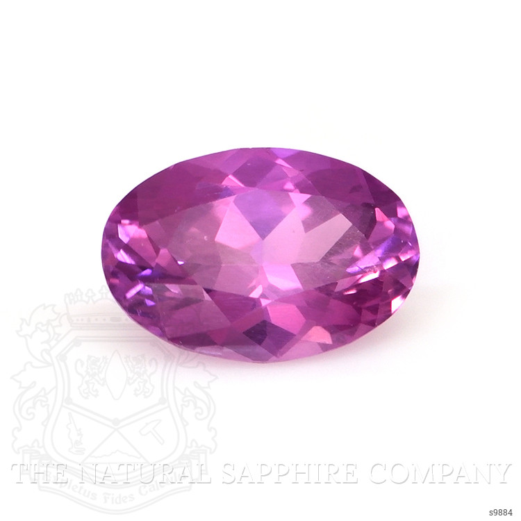 0.58 Ct. Purplish Pink Sapphire from Ceylon (Sri Lanka)