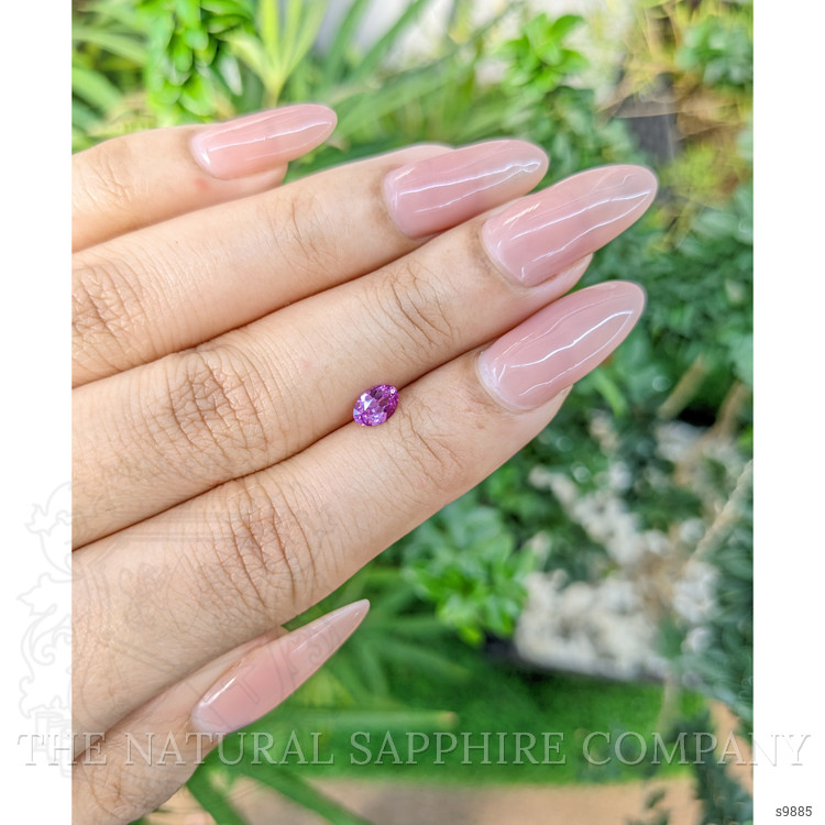 0.54 Ct. Purple Sapphire from Ceylon (Sri Lanka)