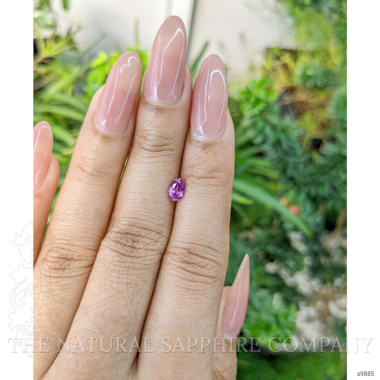 0.54 Ct. Purple Sapphire from Ceylon (Sri Lanka)