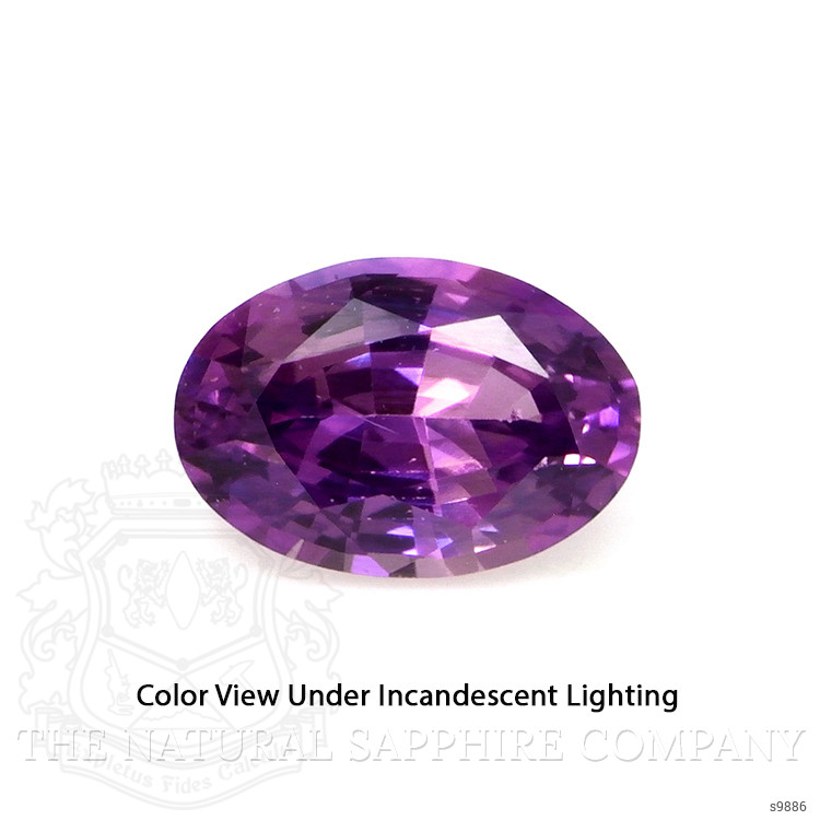 0.52 Ct. Color Change Sapphire from Ceylon (Sri Lanka)
