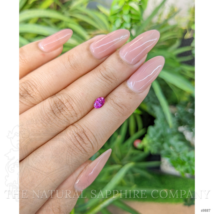 0.59 Ct. Pink Sapphire from Ceylon (Sri Lanka)